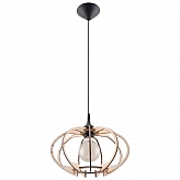 Lampa wisząca MANDELINO naturalne drewno-Sollux-Lampy wiszące-Oświetlenie do salonu ,Oświetlenie do jadalni,Oświetlenie do sypialni 