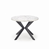PERONI stół rozkładany biały marmur - czarny-Halmar-Stoły-Meble do salonu,Meble do jadalni