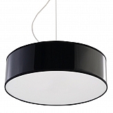 Lampa wisząca ARENA 35 czarna-Sollux-Lampy wiszące-Oświetlenie do salonu ,Oświetlenie do jadalni,Oświetlenie do kuchni,Oświetlenie do przedpokoj