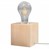 Lampa biurkowa ARIZ naturalne drewno-Sollux-Oświetelnie biurkowe-Oświetlenie do pokoju dziecięcego,Oświetlenie do sypialni 