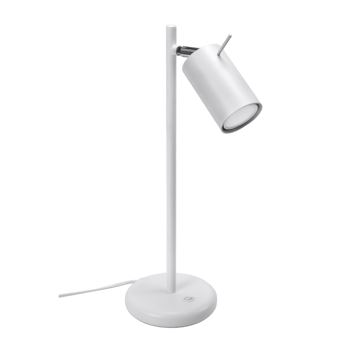 Lampa biurkowa RING biała z kategorii Sollux 