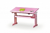 CECILIA biurko różowo - białe