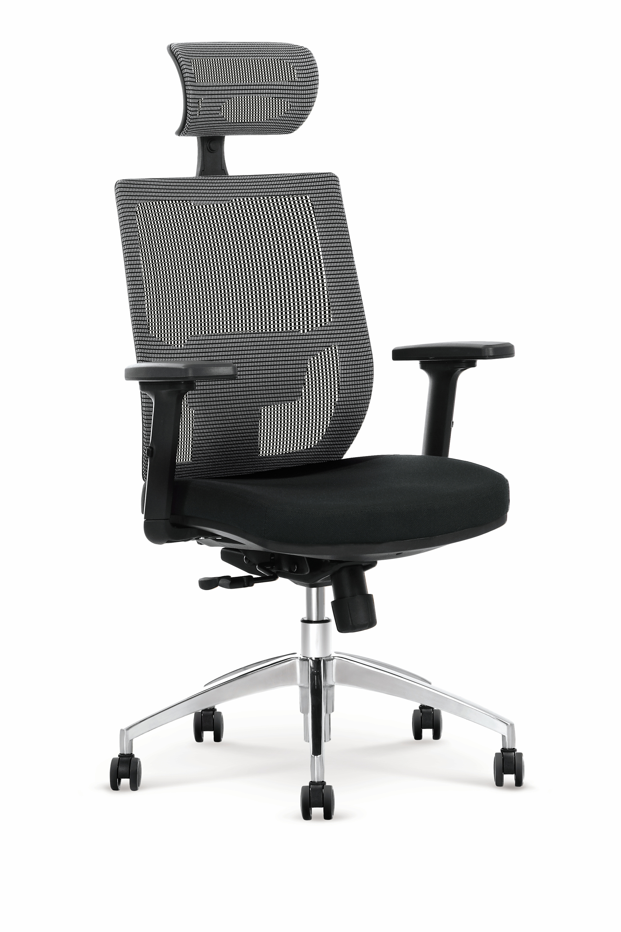 Fotel Admiral firmy Halmar to fotel ergonomiczny premium, który Posiada mechanizm Multiblock, regulowane podłokietniki, podparcie części lędźwiowej, regulowane siedzisko oraz aluminiową podstawę