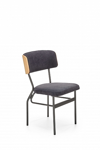 SMART krzesło KR dąb naturalny/czarny (1p=2szt) - zdjęcie 1