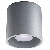 Plafon ORBIS 1 szary-Sollux-Plafony-Oświetlenie do salonu ,Oświetlenie do jadalni,Oświetlenie do kuchni,Oświetlenie do przedpokoju,Oświetlenie do
