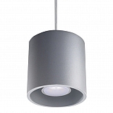 Lampa wisząca ORBIS 1 szary-Sollux-Lampy wiszące-Oświetlenie do salonu ,Oświetlenie do jadalni,Oświetlenie do kuchni,Oświetlenie do przedpokoju,